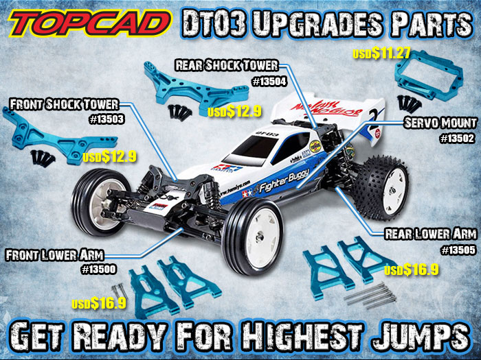 tamiya dt03 hop ups