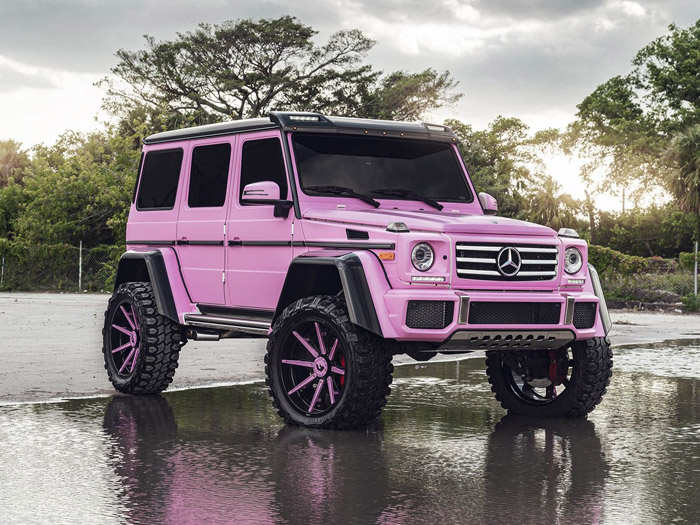 Traction Hobby 1/8 Brabus G550 4X4 G-Wagen Crawler RTR Pink Ed ...