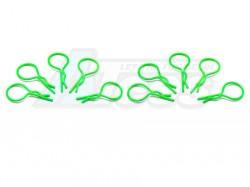Miscellaneous All big body clip 1/10 - fluorescent green (10) by Arrowmax