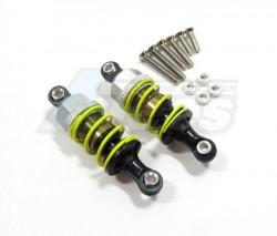 Miscellaneous All 50mm Aluminum Adjustable Shocks 1 Pair for Competition Golden Black (Yellow Springs) by GPM Racing
