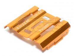 XMods Evolution Touring Aluminum Battery Heat Sink Cover - 1 Piece Gold by GPM Racing