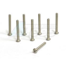 Miscellaneous All 3X25MM Stainless Steel Button Head Hex-Socket Screw (8) by Speedmind